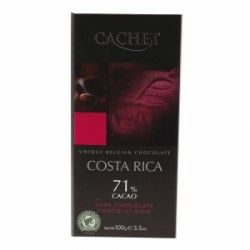 CARTON DE 12 TABLETTES CHOCOLAT NOIR COSTA RICA 71% CACAO 100 GR
